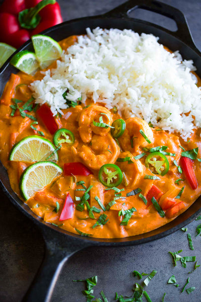 ▷ Quick & Healthy Dinner: Coconut Curry Shrimp | The Brand Decò