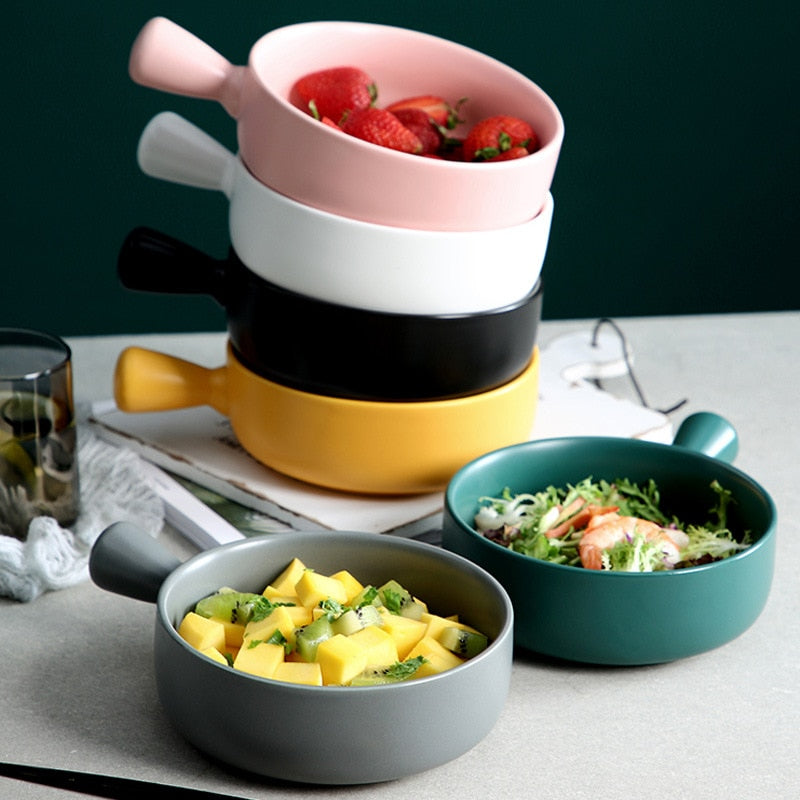 Ceramic Plate Heat-resistant with Handle | Plates | | The Brand Decò