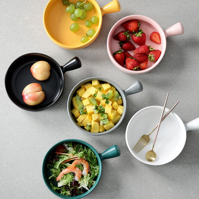 Ceramic Plate Heat-resistant with Handle | Plates | | The Brand Decò