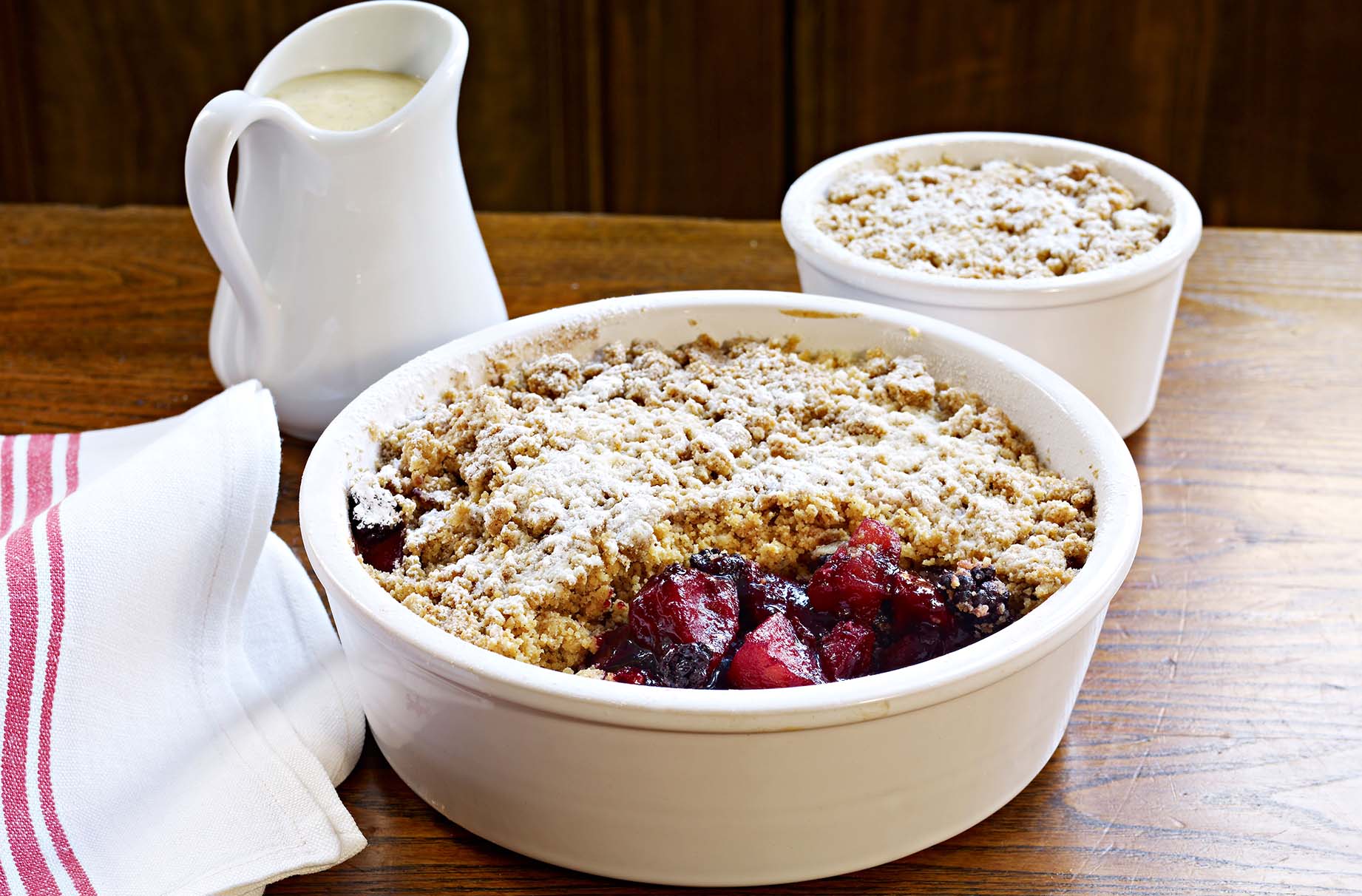 ▷ This fail-safe recipe: Apple & Blackberry Crumble