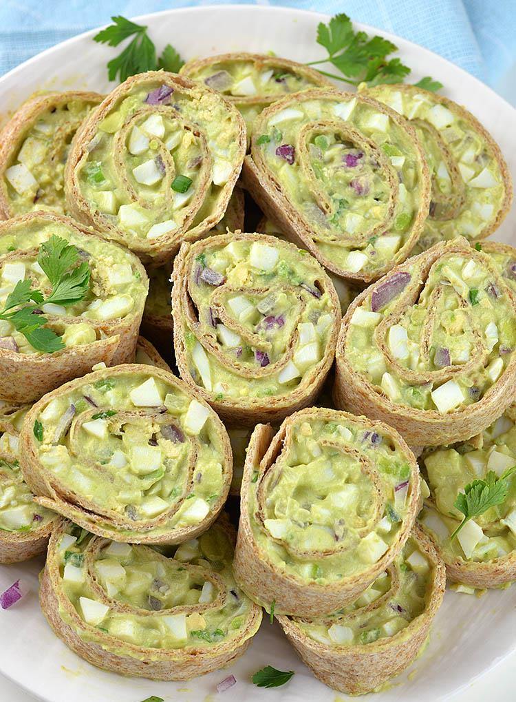 ▷ Mexican Wrap: Avocado Egg Salad Wrap