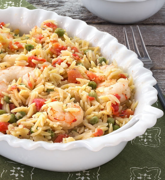 ▷ Healthy Pasta: Baked Shrimp & Orzo Pasta Salad | The Brand Decò
