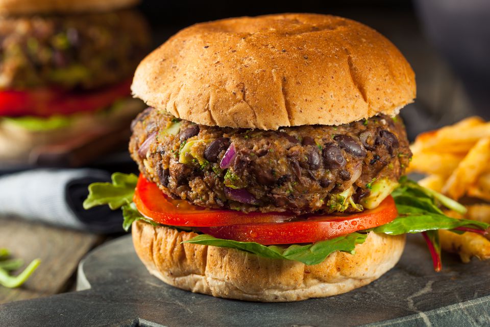 ▷ Veggie Burger: Black Bean Burger | The Brand Decò