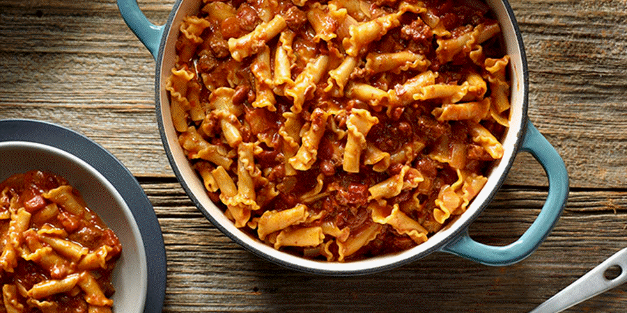 ▷ Chili Cheese Pasta, American Way Extended Video