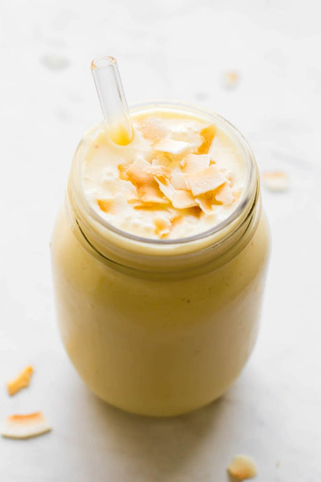 ▷ A Yellow Shake: Pineapple Lemonade Smoothie