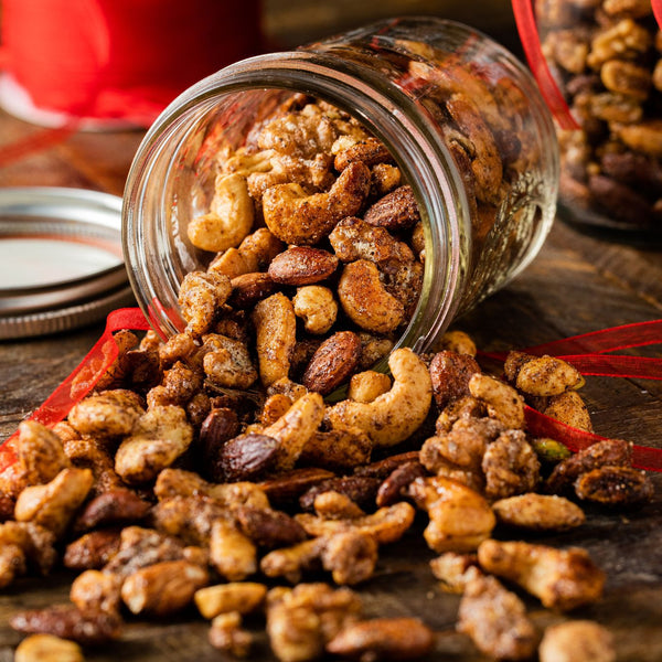 ▷ European Healthy Snack: Sweet & Spicy Nuts