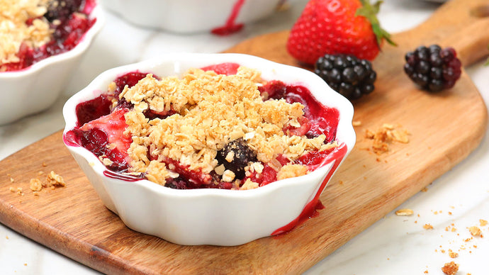 Berry crisp recipe with frozen berries | Easy Dessert | The Brand Decò