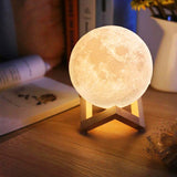 Moon Lamp | Galaxy Moon Light Kids Night Light 16 Color | Remote Control | The Brand Decò