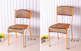Rattan Chair | Chairs | S Black gold | The Brand Decò
