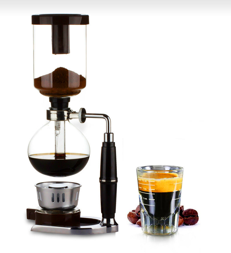 Japanese Style Siphon Coffee Maker | Coffee Machine | Black | The Brand Decò