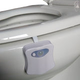 Smart Toilet Nightlight Seat Night Light Sensor Lamp 8 Colors | Toilet Nightlight | | The Brand Decò