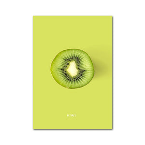 Fruits Pictures Canvas | Painting | 15x20cm No Frame / Kiwi | The Brand Decò