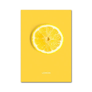 Fruits Pictures Canvas | Painting | 30x40cm No Frame / Lemon | The Brand Decò