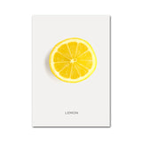 Fruits Pictures Canvas | Painting | 13x18cm No Frame / Lemon 2 | The Brand Decò