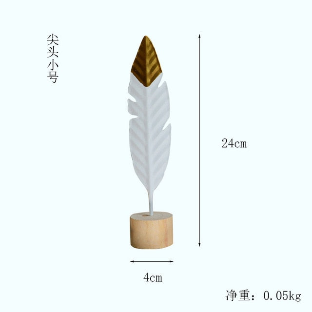 Nordic Feather Ornament | Deco | S-White | The Brand Decò