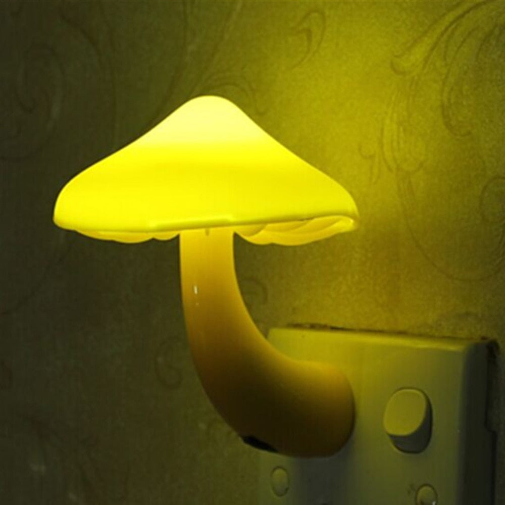 Warm Mushroom LED Night Light Room Decor | Night Light | | The Brand Decò