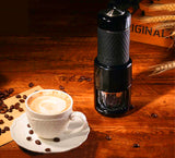 Mini Portable Manual Coffee Maker | Espresso Coffee Maker | Coffee Machine | Black | The Brand Decò