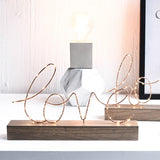 Home & Love Decorative Led Lamp | Led Lamp | | The Brand Decò