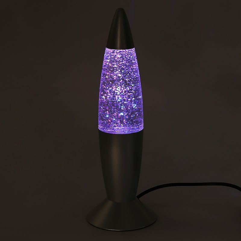 3D Rocket Multi Color Changing Lava Lamp RGB LED Glitter Party | Night Light | | The Brand Decò