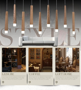 Wood Stick Pendant Lamp Light | Pendants | | The Brand Decò