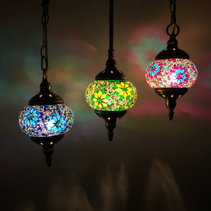 Turkish Mosaic Pendant Lamps Handmade | The Brand Decò