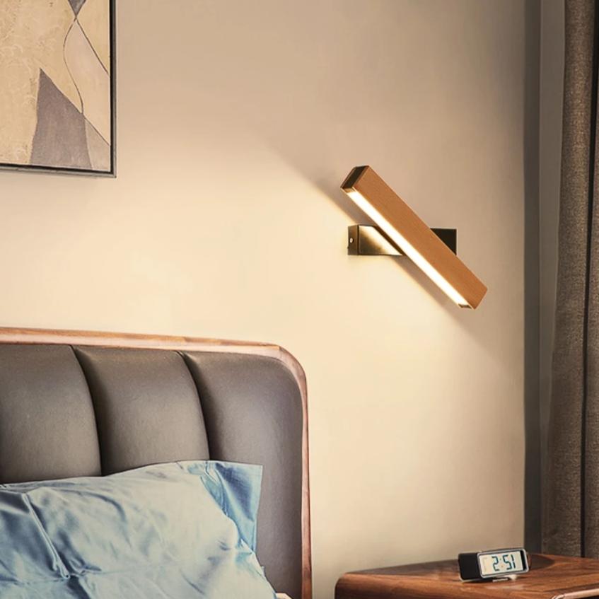 Nordic Wooden LED Wall Lamp | Wall Lighting | | The Brand Decò