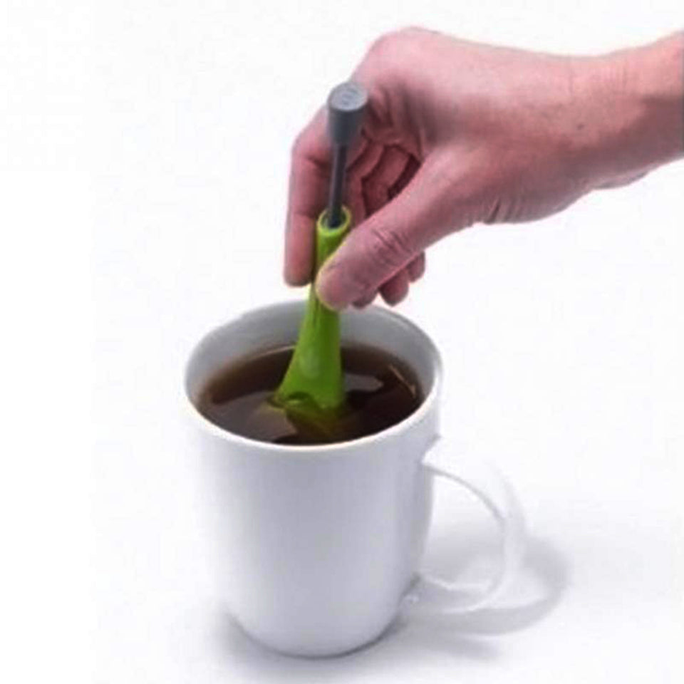 Tea Infuser Built-in plunger Healthy Intense Flavor Reusable Tea bag Plastic | The Brand Decò