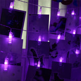 Lamp Photo Clip LED | Led Lamp | Purple | The Brand Decò