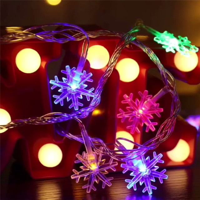 Lamp Photo Clip LED | Led Lamp | Snowflake Colorful | The Brand Decò