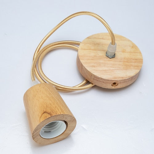 Wooden pendant lights E27 | Pendants | Round Square Hanglam / Without Bulb | The Brand Decò