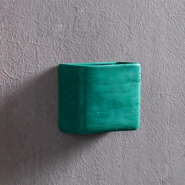 Creative Nostalgic Geometric Ceramic Flower Pot | Pot | Green Square | The Brand Decò