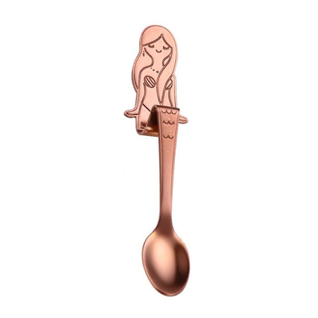 Mermaid Spoon | Spoon | Rose gold | The Brand Decò