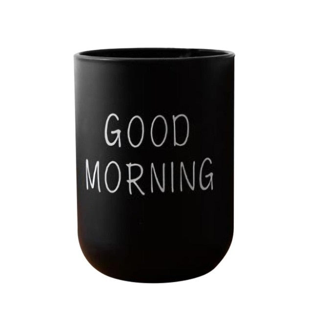 Creative modern Brushing Ceramic Cup | Cups | Black | The Brand Decò