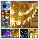 Snowflakes String Light LED Christmas Decor for Home | Led Lamp | | The Brand Decò