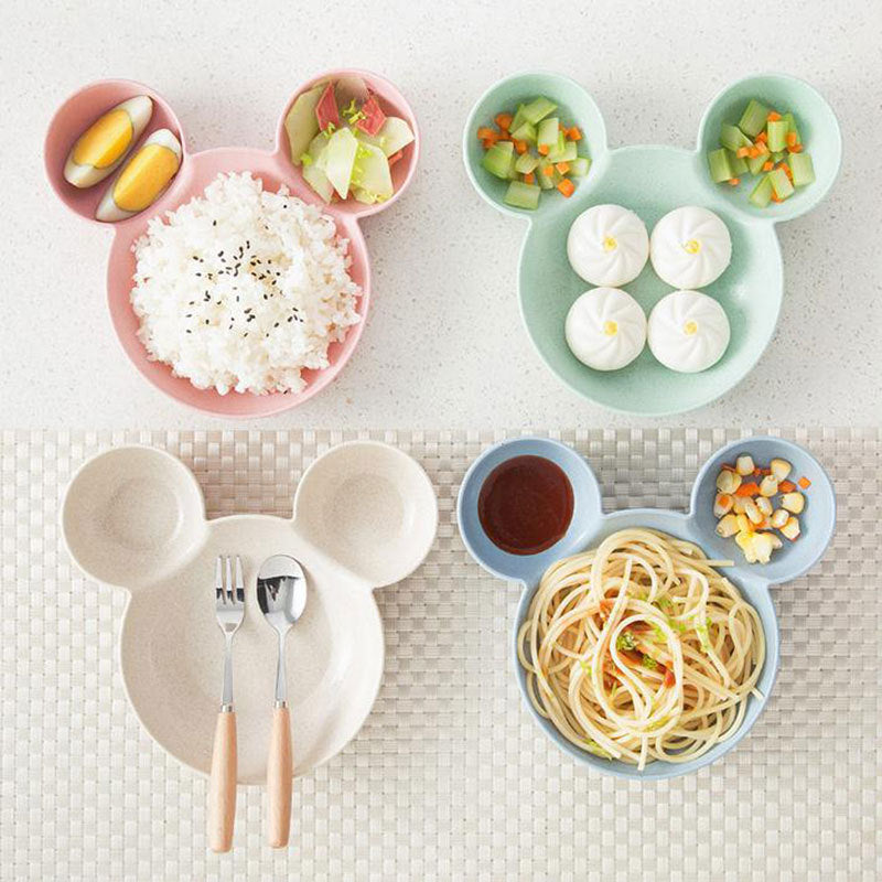 Divided Children's Plate | Cute Creative Household Dinnerware Baby | Plates | | The Brand Decò