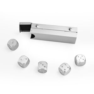 Dice with case Aluminum Whiskey Stones Rocks for Drinks | Ice | As Picture1 | The Brand Decò