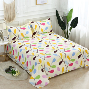 Bed Set 1 Pc Bed Sheet + 2 Pillowcase | Sheets | Q-1 / 200cm*230cm | The Brand Decò