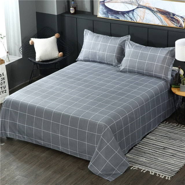Bed Set 1 Pc Bed Sheet + 2 Pillowcase | Sheets | E-1 / 200cm*230cm | The Brand Decò