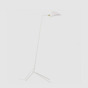 Industrial Spider Serge Mouille Floor Lamp | Floor Lamp | Single head white | The Brand Decò