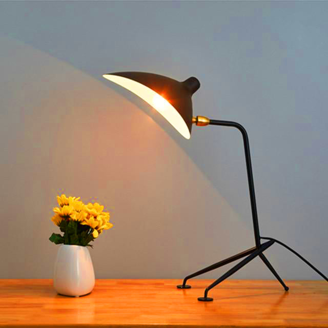 Industrial Spider Serge Mouille Floor Lamp | Floor Lamp | table lamp black | The Brand Decò