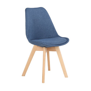 Simple Wooden Modern Home Dining Chair Back Office Chair Creative Solid Wood Nordic Chair | Chairs | Sapphire | The Brand Decò