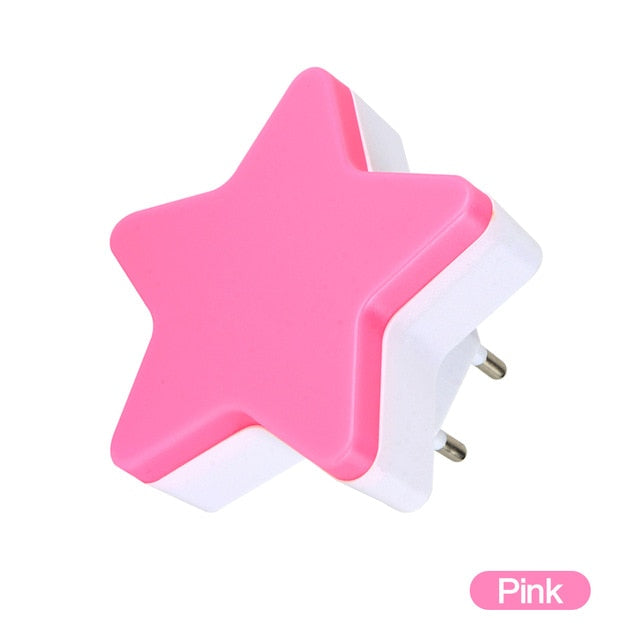 Star LED Night Light | Night Light | Pink / EU plug | The Brand Decò