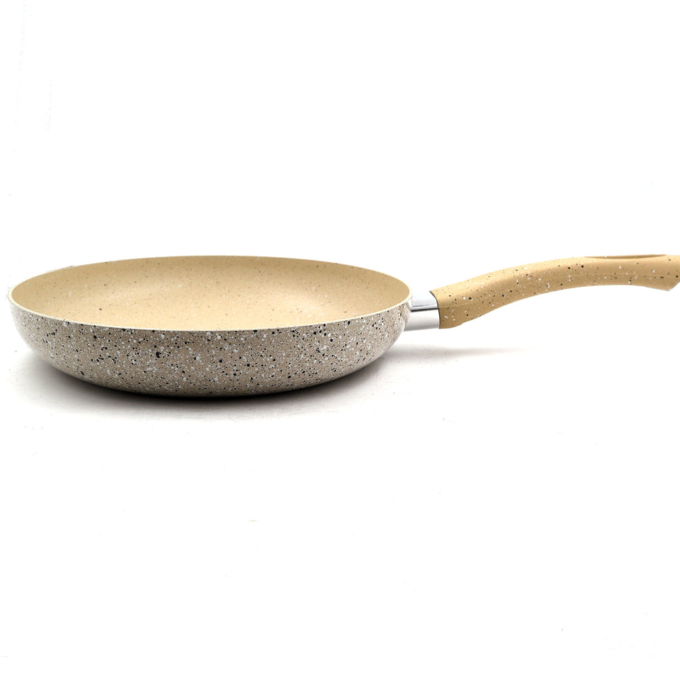 Beige Granite Color Marble Coating | Nonstick Frying Pan | Pan | | The Brand Decò