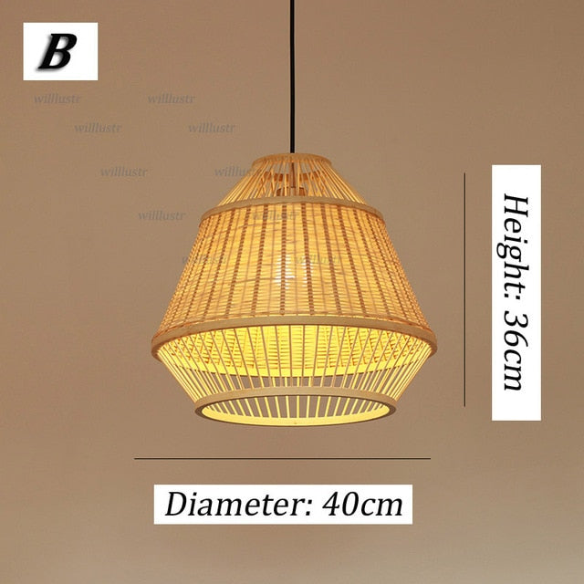 Bamboo Pendant Lamp | Pendants | B | The Brand Decò