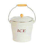 Classic European Wrought Iron Ice Bucket | Ice Bucket | White | The Brand Decò