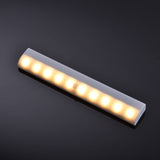 Motion Sensor Night Light Potable 10 LED Closet Lights Battery Powered | Potable Light | Warm White | The Brand Decò