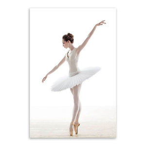 Ballet Dancer Wall Picture Canvas | Painting | A4 21x30 cm No Frame / Dancer 1 | The Brand Decò