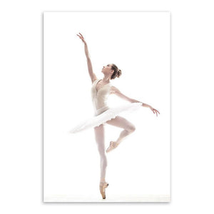 Ballet Dancer Wall Picture Canvas | Painting | 60x80cm No Frame / Dancer 2 | The Brand Decò