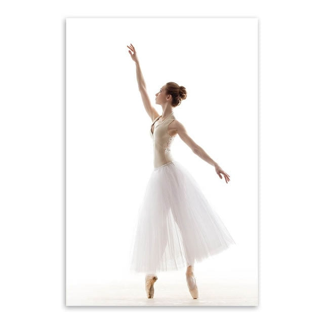 Ballet Dancer Wall Picture Canvas | Painting | 60x80cm No Frame / Dancer 4 | The Brand Decò