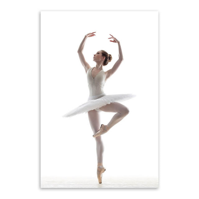 Ballet Dancer Wall Picture Canvas | Painting | 60x80cm No Frame / Dancer 5 | The Brand Decò